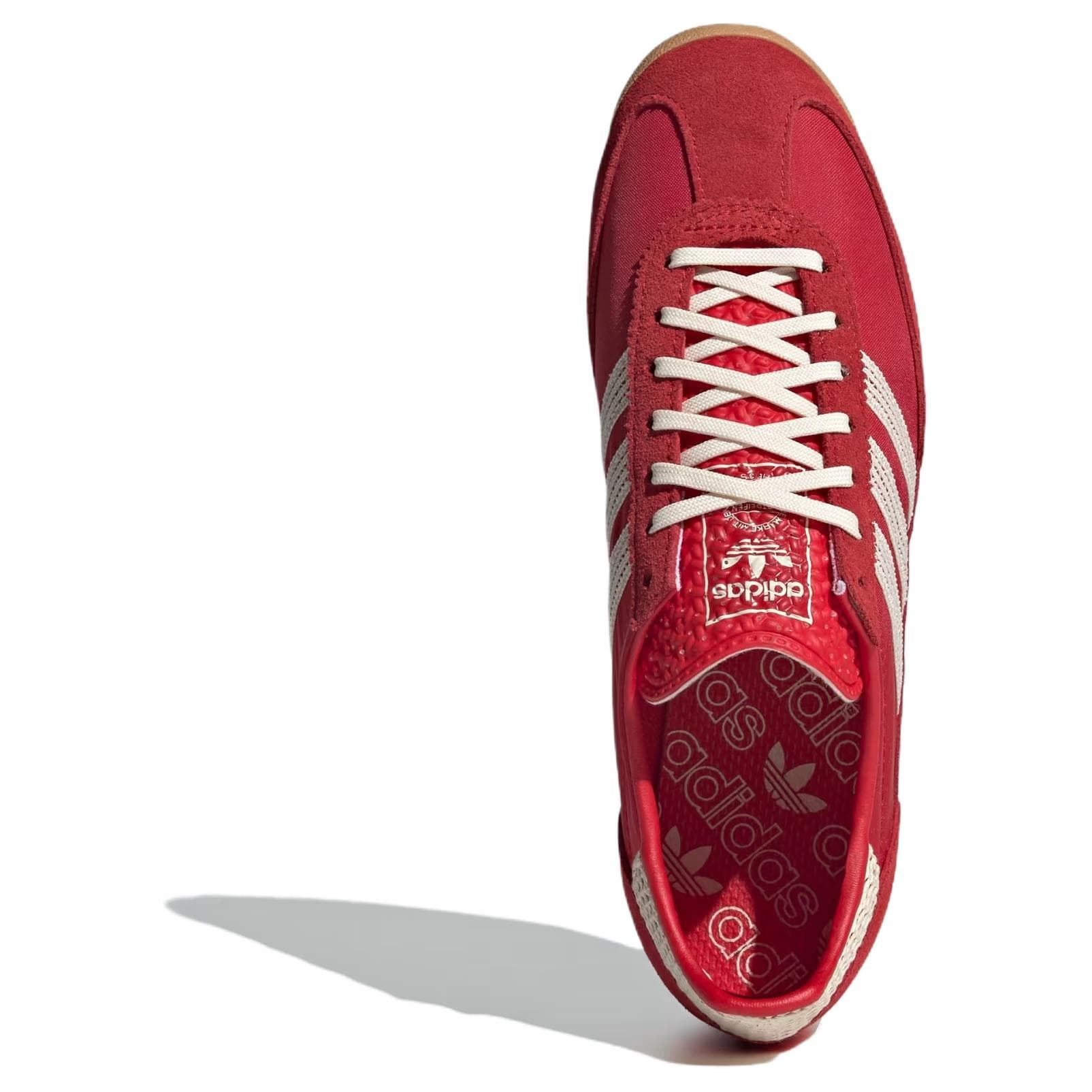 Кроссовки Adidas Originals SL 72 Текстиль Кожа Низкий Верх Повседневная Обувь Женская Красная - изображение 3