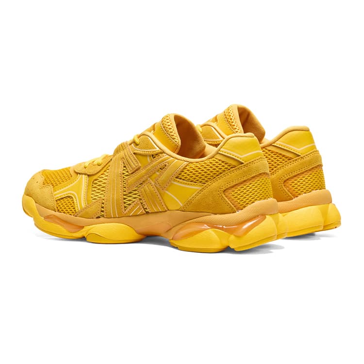Кроссовки Onitsuka Tiger Устойчивая к истиранию Низкая Повседневная Обувь Унисекс Желтая - изображение 4