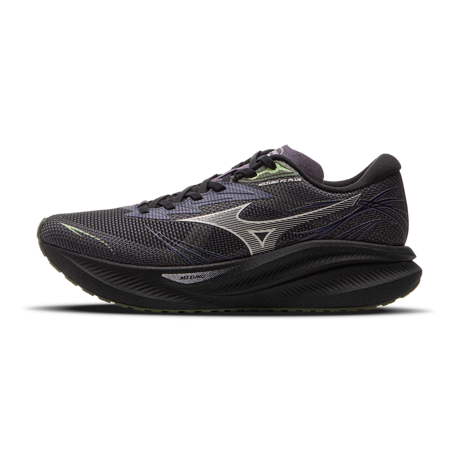 Кроссовки Mizuno PI PLUS Дышащая и Легкая Низкий Верх Повседневная Обувь Унисекс Темно-Серый - изображение 1