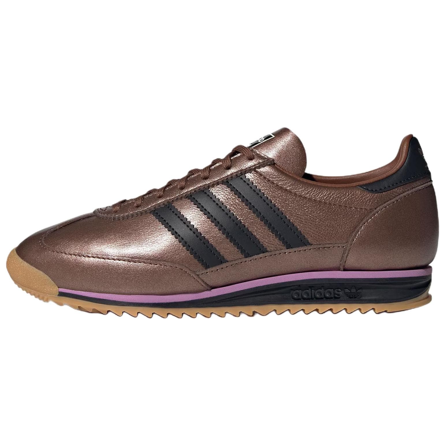 Кроссовки Adidas Originals SL 72 OG Кожа Повседневная Обувь Женская Мягкий Коричневый - изображение 1