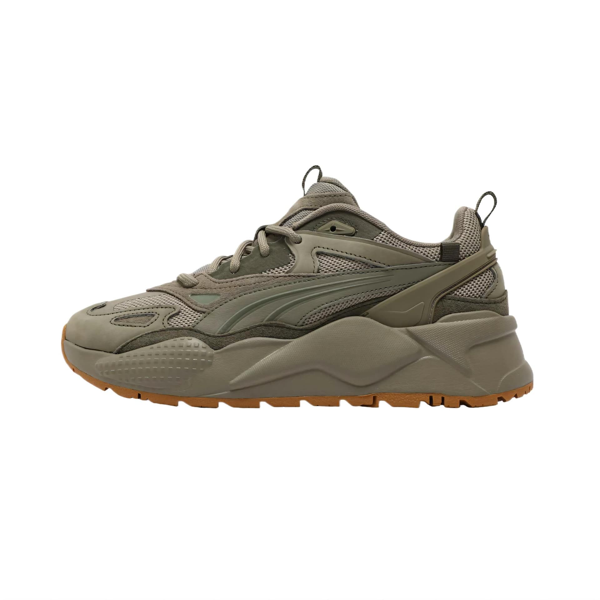 Кроссовки PUMA Износостойкая и Легкая Низкая Повседневная Обувь Унисекс Зеленая - изображение 1