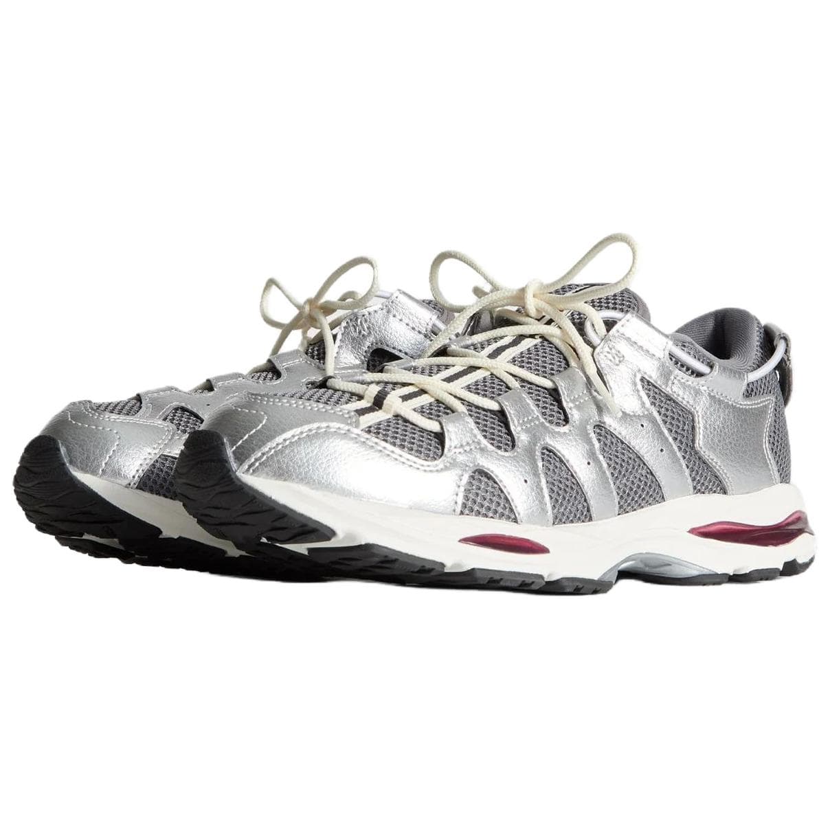 Кроссовки ASICS x Kith Гель Mai Повседневная обувь Мужская Серебряная - изображение 3