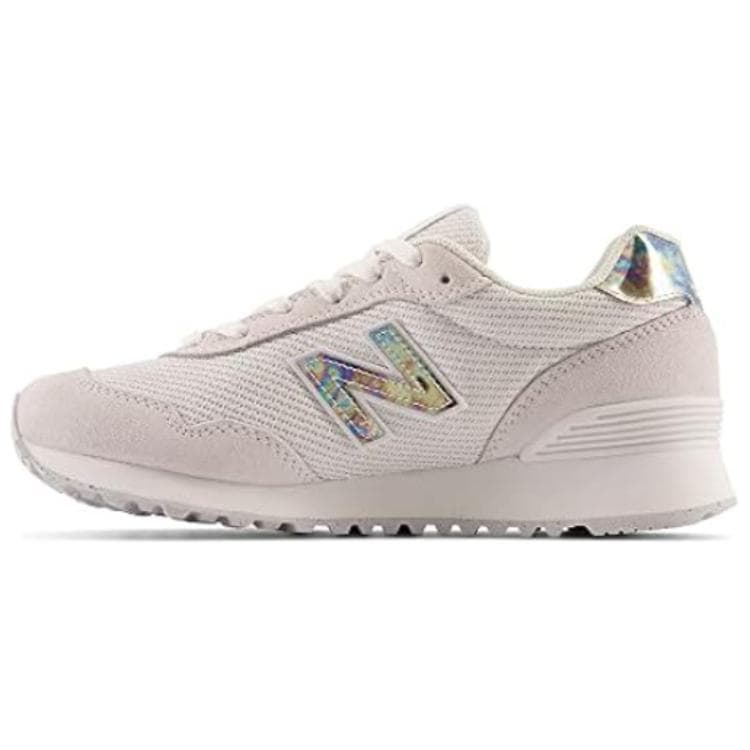 Кроссовки New Balance NB 515 Модный тренд Низкий топ Повседневная обувь Женская Серый Белый - изображение 1