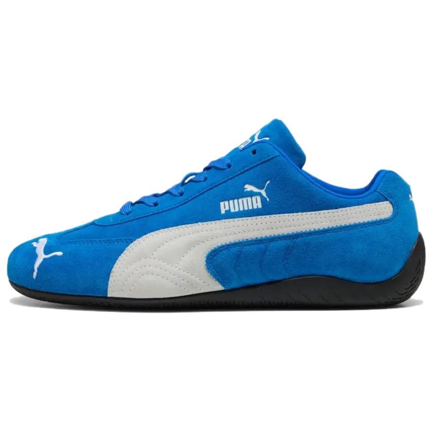 Кроссовки PUMA Speedcat Team Royal Белый Кожа Низкий Верх Повседневная Обувь Унисекс Синий - изображение 1