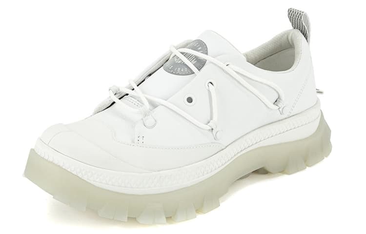 Кроссовки Palladium Pampa Lugged Lo Lth Star White - изображение 3