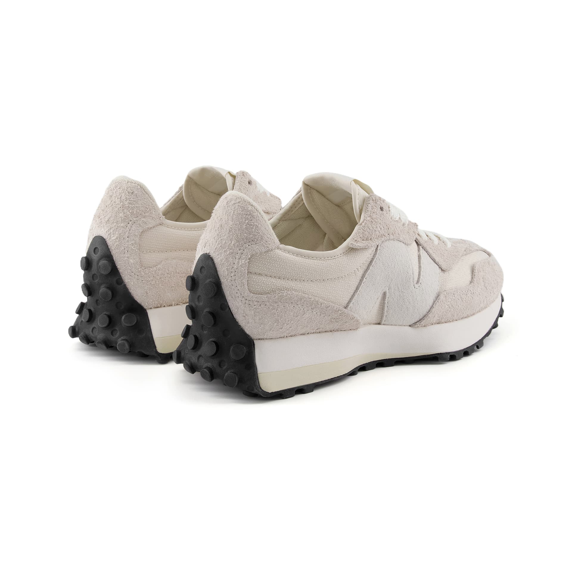 Кроссовки New Balance NB 327 Удобная Устойчивая к истиранию Низкая Повседневная Обувь Унисекс Бежевая - изображение 4