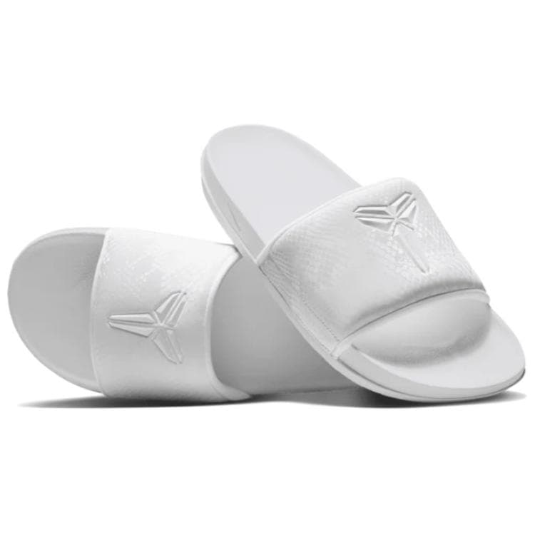 Сандалии Nike Kobe Offcourt Удобные противоскользящие и устойчивые к истиранию шлепанцы мужские белые - изображение 3