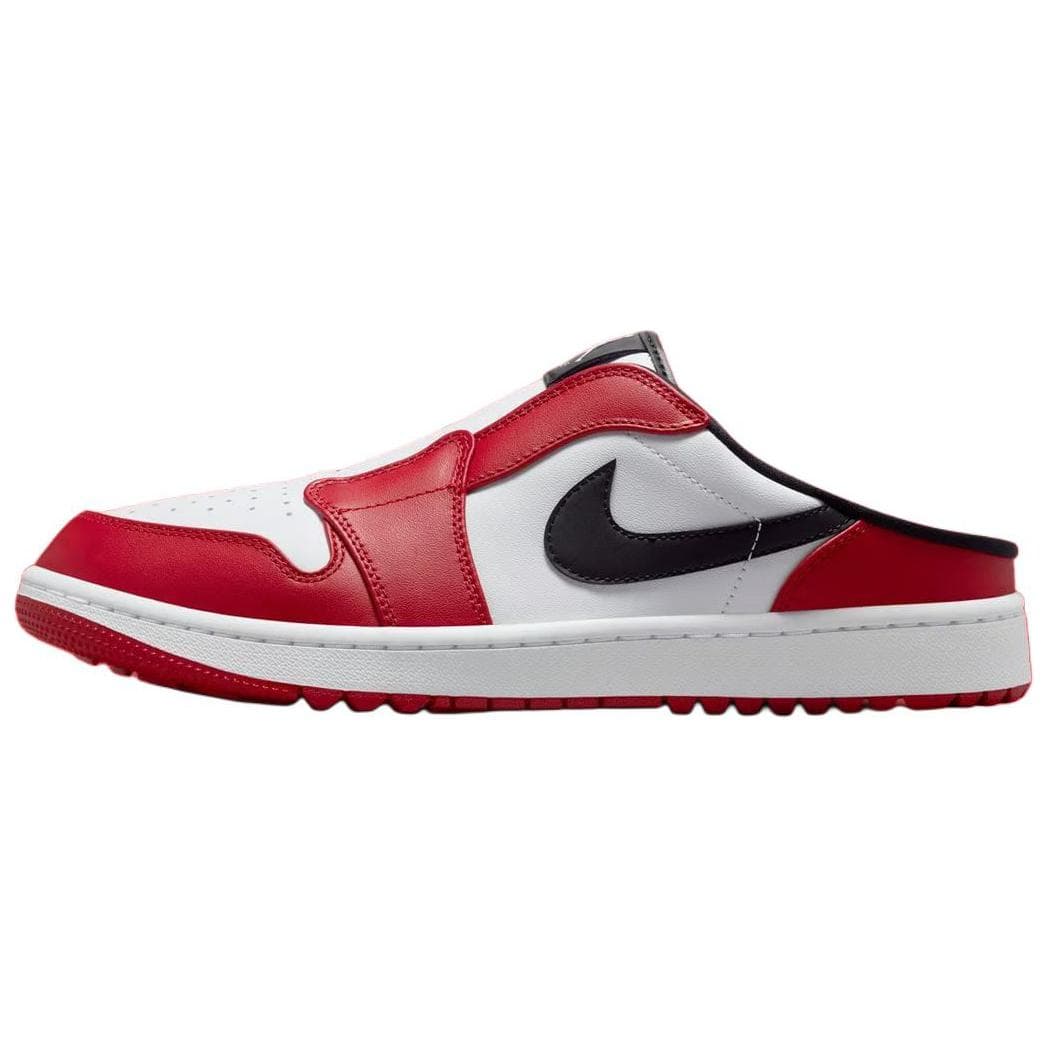 Кроссовки Jordan Air Jordan 1 Mule Golf Chicago Low Golf Обувь Унисекс Красная Белая - изображение 1