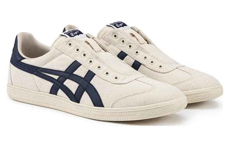 Кроссовки Onitsuka Tiger Tokuten Slip-On Противоскользящая Устойчивая к истиранию Низкий Топ Повседневная Обувь Унисекс - изображение 3