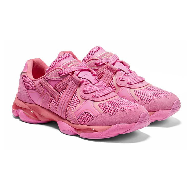 Кроссовки Onitsuka Tiger Устойчивая к истиранию низкая повседневная обувь унисекс розовая - изображение 3