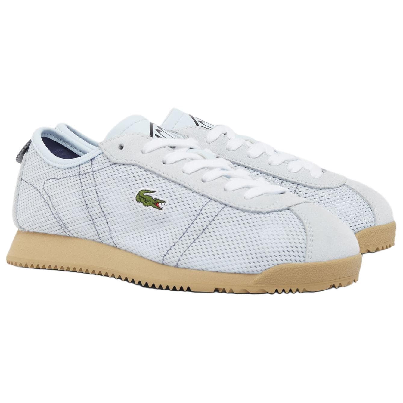 Кроссовки LACOSTE Противоскользящая Износостойкая Низкий Топ Повседневная Обувь Женская Синяя - изображение 2
