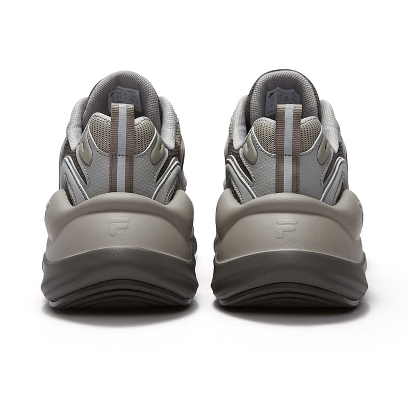Кроссовки FILA FUSION BUZZARD Meteorite Shoes Отводящий влагу Низкий верх Повседневная обувь Мужская Серый - изображение 4