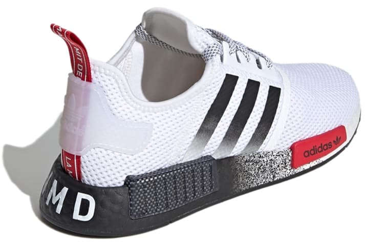 Кроссовки adidas NMD_R1 White Red Black - изображение 4