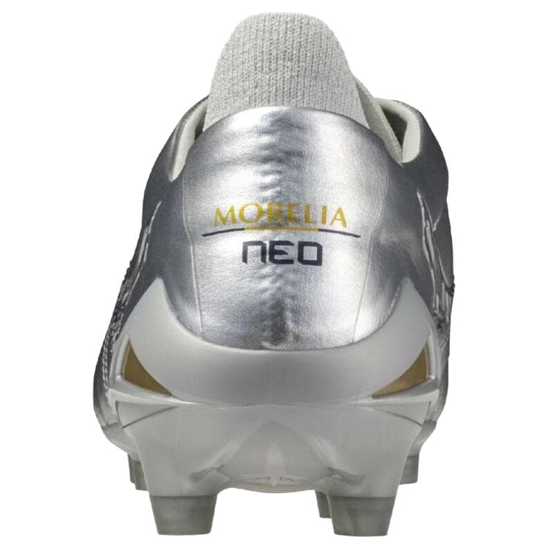 Кроссовки для футбола Mizuno Morelia Neo 4 Мягкий и Комфортный Противоскользящий Устойчивый к Износу Футбольные Бутсы Унисекс Серебряный - изображение 4