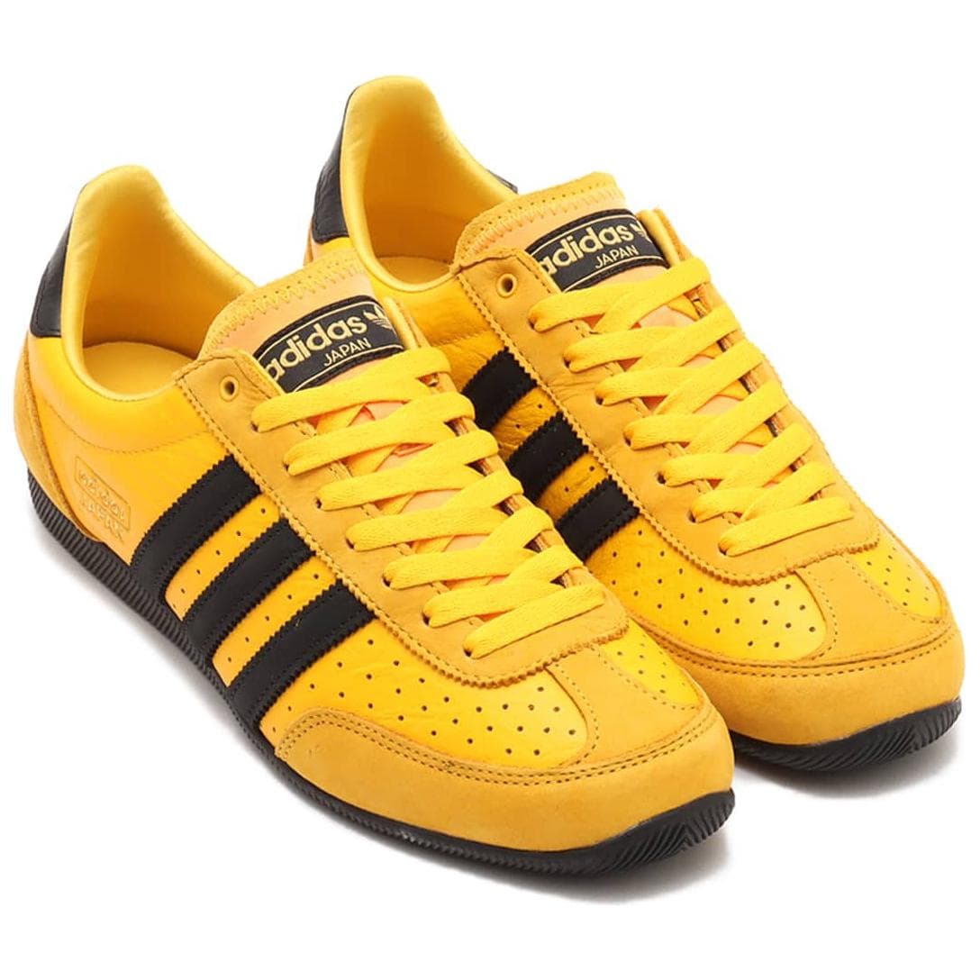 Кроссовки Adidas Originals Japan Low Top Повседневная Обувь Женская Желтая Черная - изображение 3