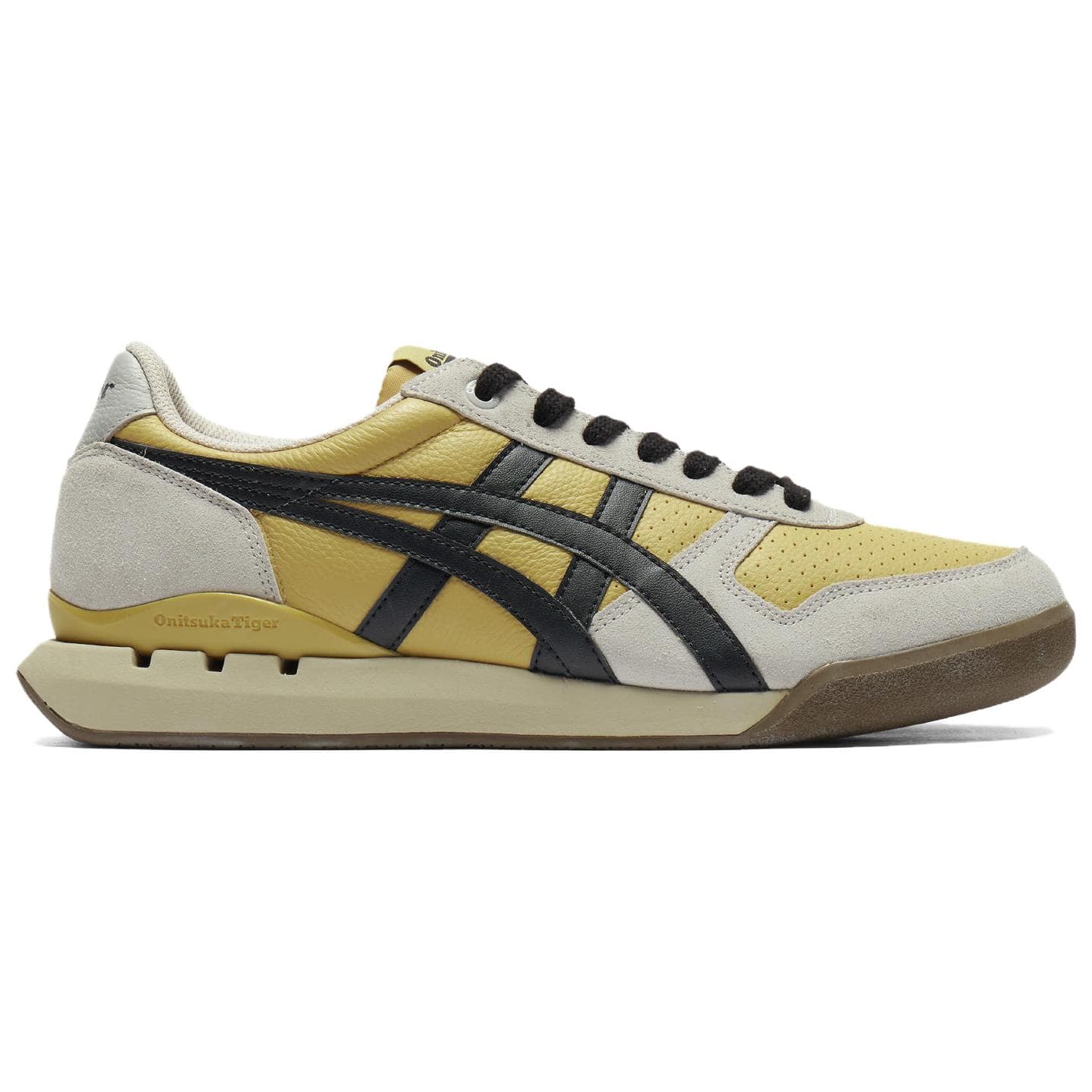 Кроссовки Onitsuka Tiger Ultimate 81 Устойчивая к истиранию Низкая Повседневная Обувь Унисекс Желтая - изображение 2
