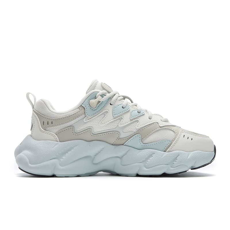 Кроссовки FILA FERN 2 Износостойкий Дышащий Легкий Низкий Топ Повседневная Обувь Женская Белый Серый - изображение 2