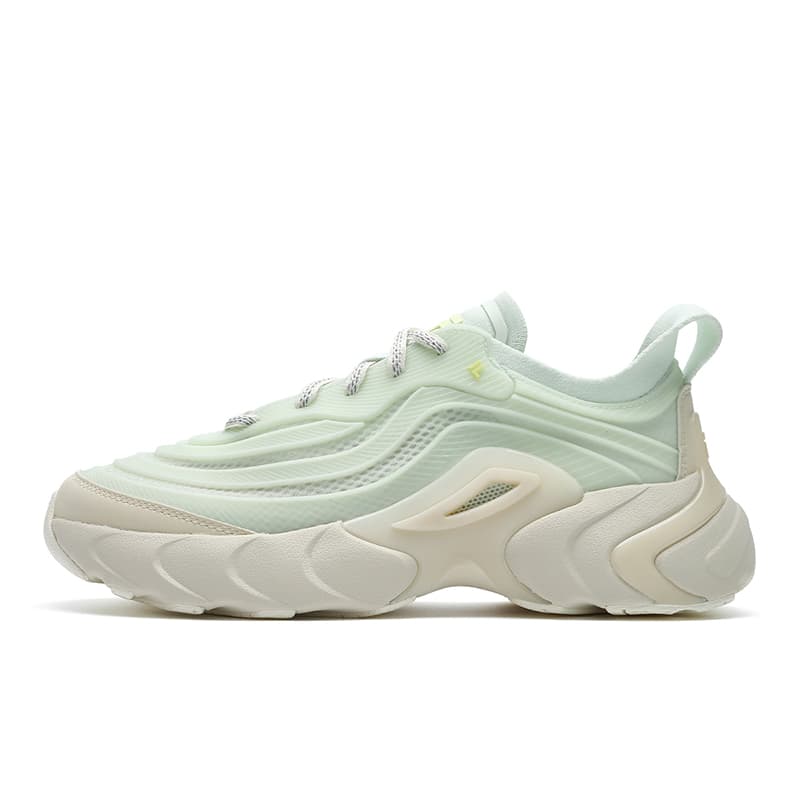 Кроссовки FILA FUSION Ray 4 Модный тренд Low Топ Повседневная обувь Women's White Зелёный - изображение 1