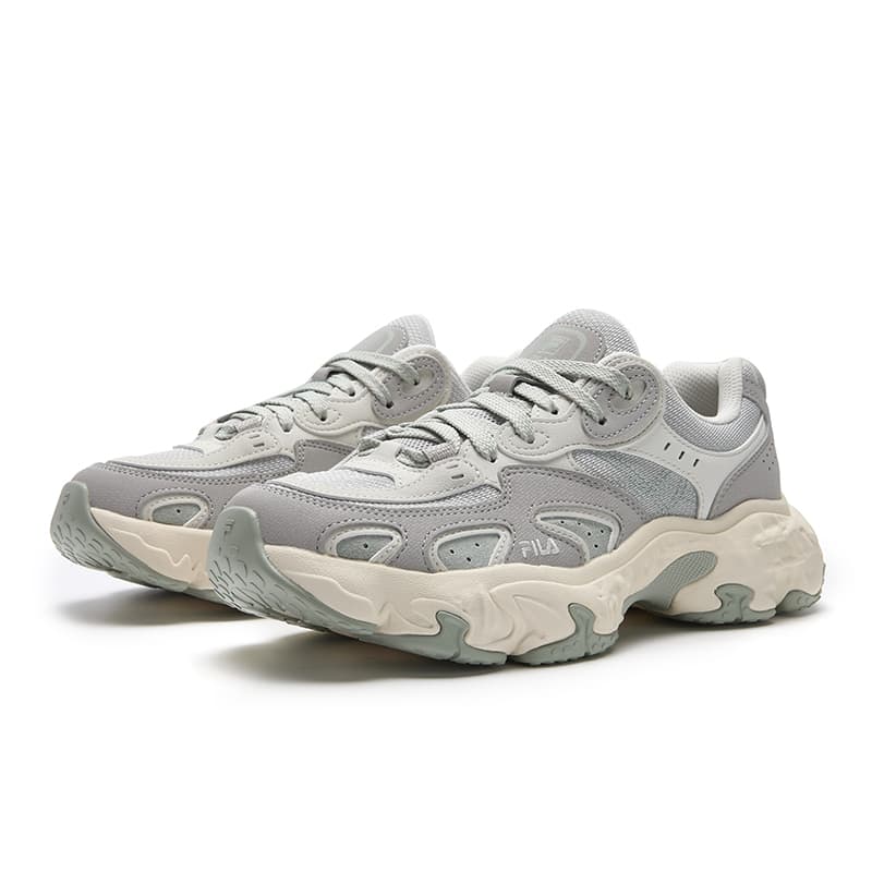 Кроссовки FILA Tornado Износостойкий Дышащий Легкий Низкий Верх Повседневная Обувь Женская Лотос Серый - изображение 3