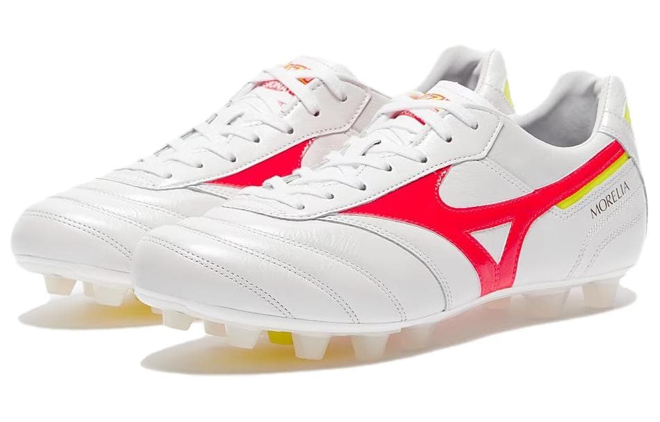 Кроссовки для футбола Mizuno Morelia 2 FG White Red - изображение 2