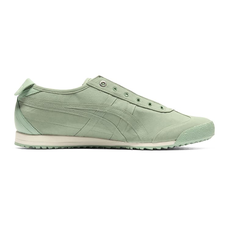 Кроссовки Onitsuka Tiger MEXICO 66 Slip-On Low-Top Повседневная Обувь Унисекс Зеленая - изображение 2