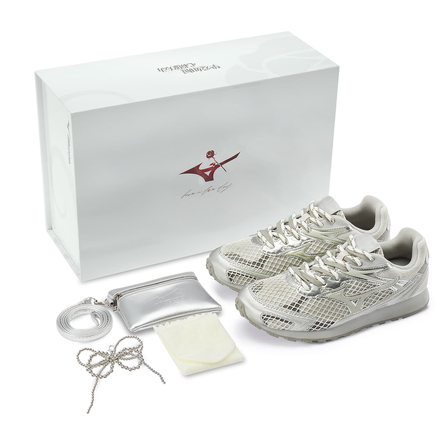 Кроссовки Mizuno LG 60S Low Топ Повседневная обувь Унисекс Waffle Золото - изображение 1