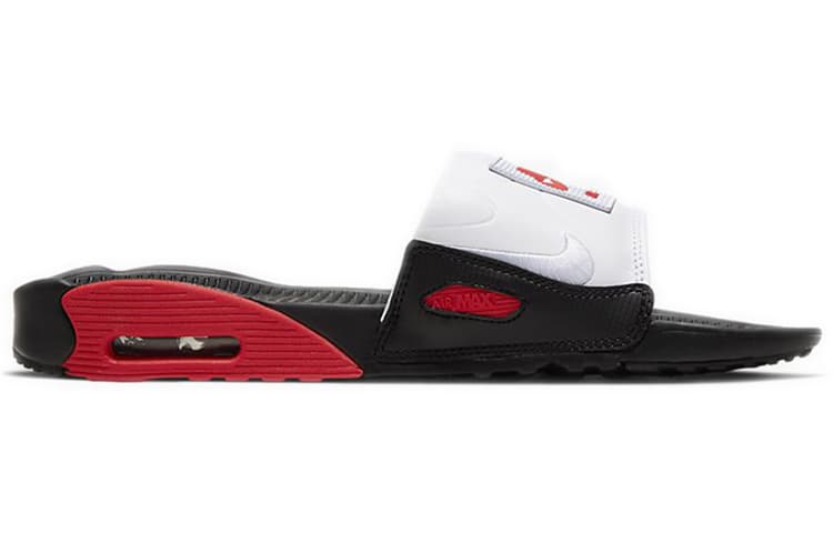 Сандалии Nike Air Max 90 Slide Black White Red - изображение 2