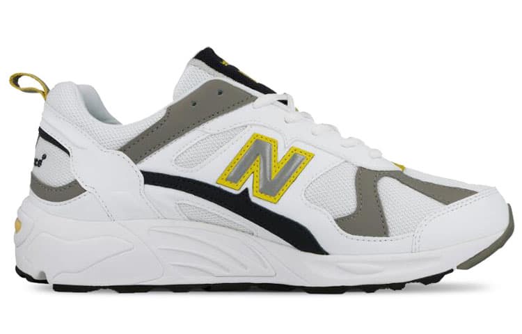 Кроссовки New Balance 878 White Grey Yellow - изображение 2