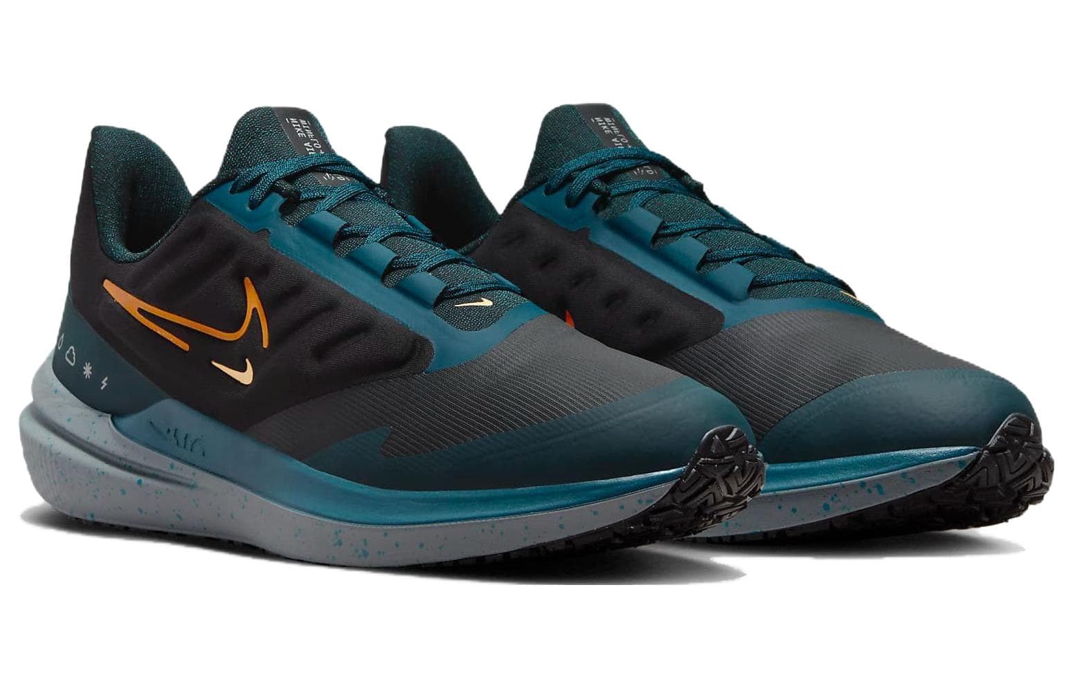 Кроссовки для бега Nike Zoom Winflo 9 Black Blue - изображение 3