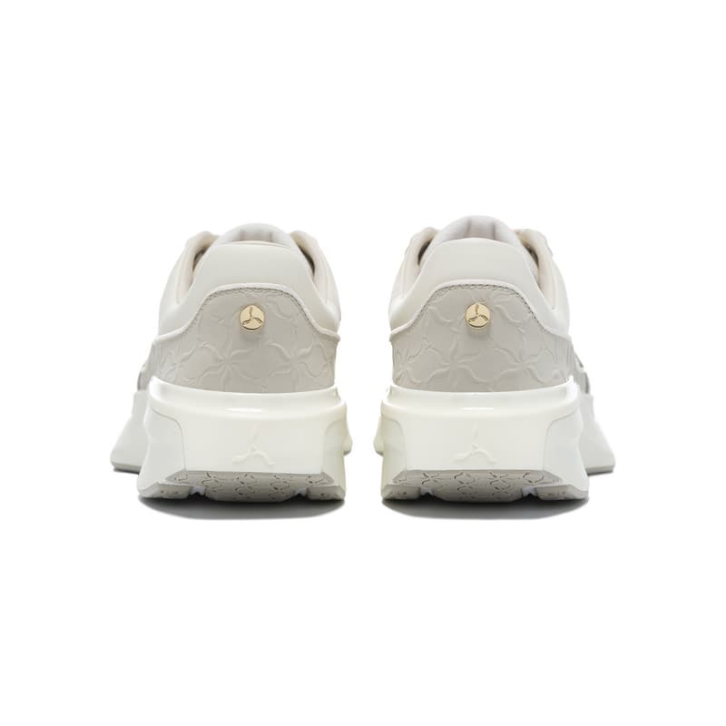 Кроссовки LI NING 1990 Oтскок Противоскользящая Устойчивая к истиранию Низкий Верх Повседневная Обувь Женская Экрю - изображение 4
