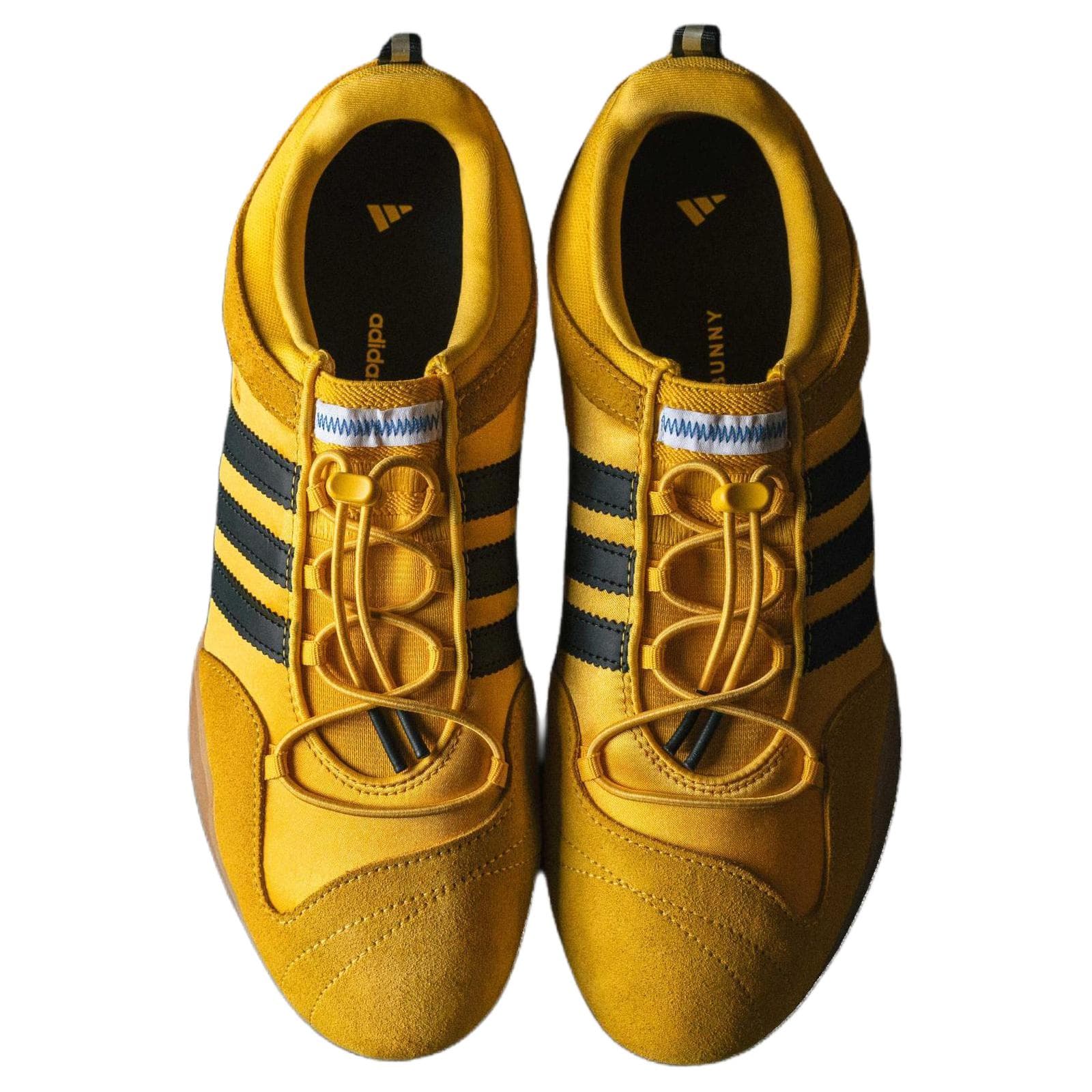 Кроссовки Adidas Originals x Bad Bunny Балерина Low Топ Повседневная обувь Мужская Толстый Золото Основной черный - изображение 3