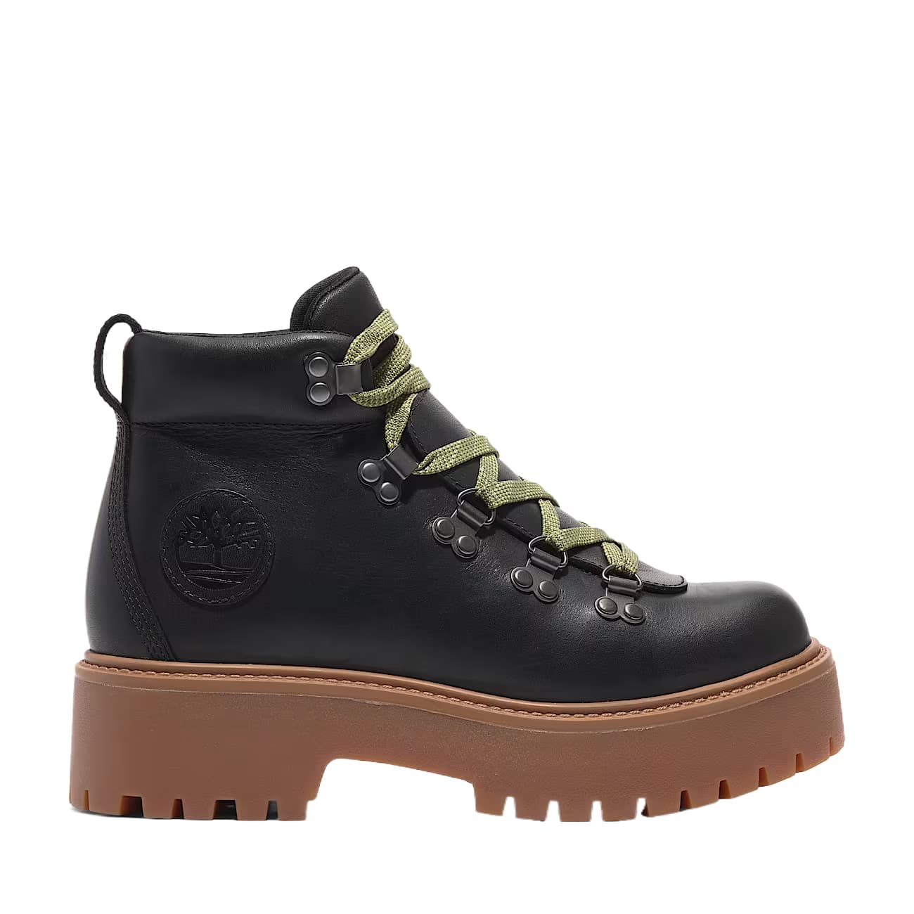 Ботинки Timberland Stone Street кожа армейские ботинки для женщин черные длина до щиколотки - изображение 2