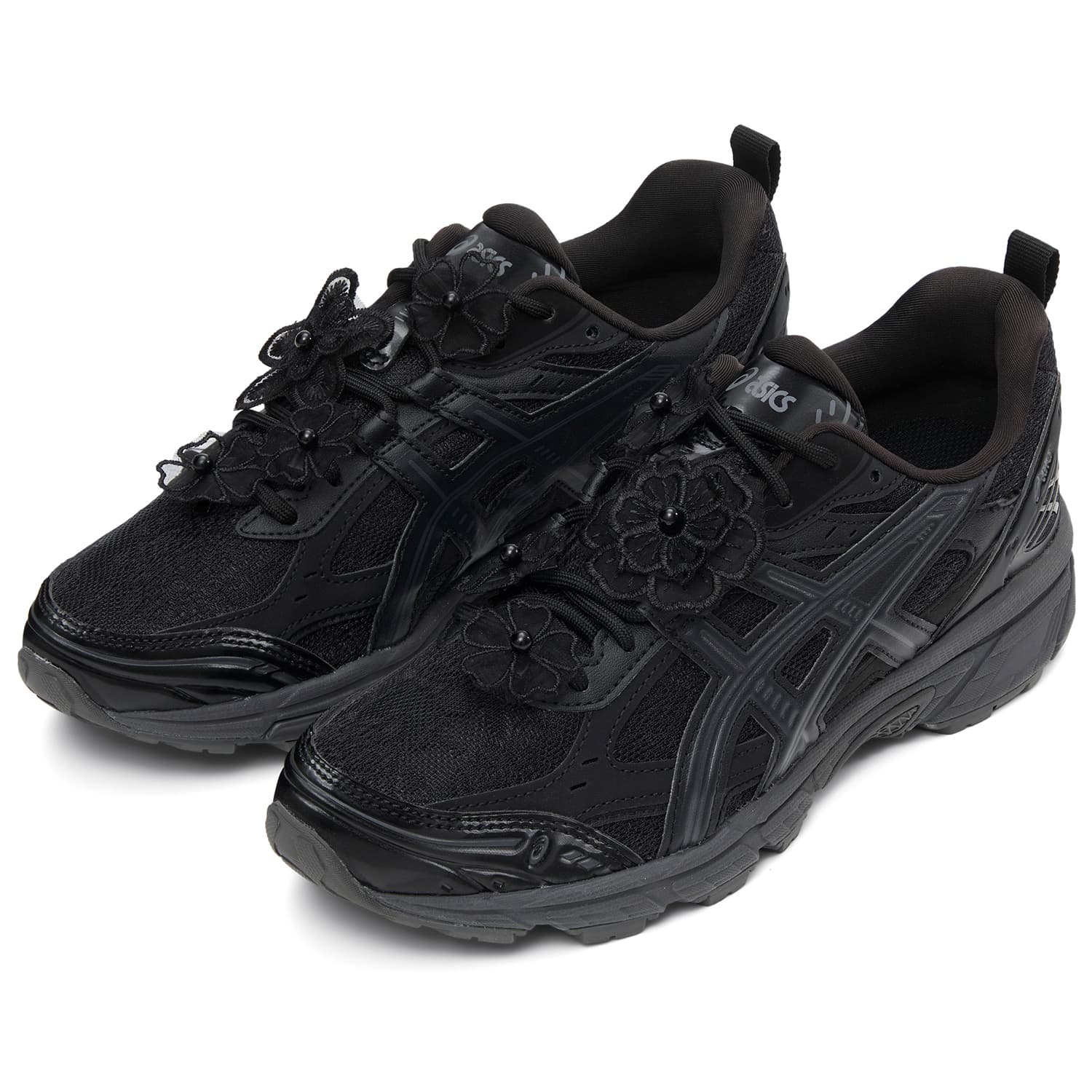 Кроссовки Asics Gel NUNOBIKI Амортизация Износостойкий Низкий Верх Повседневная Обувь Унисекс Пляж Черный - изображение 8