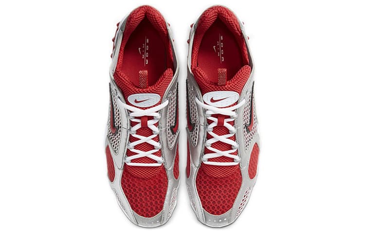 Кроссовки Nike Air Zoom Spiridon Cage 2 Grey Red - изображение 4