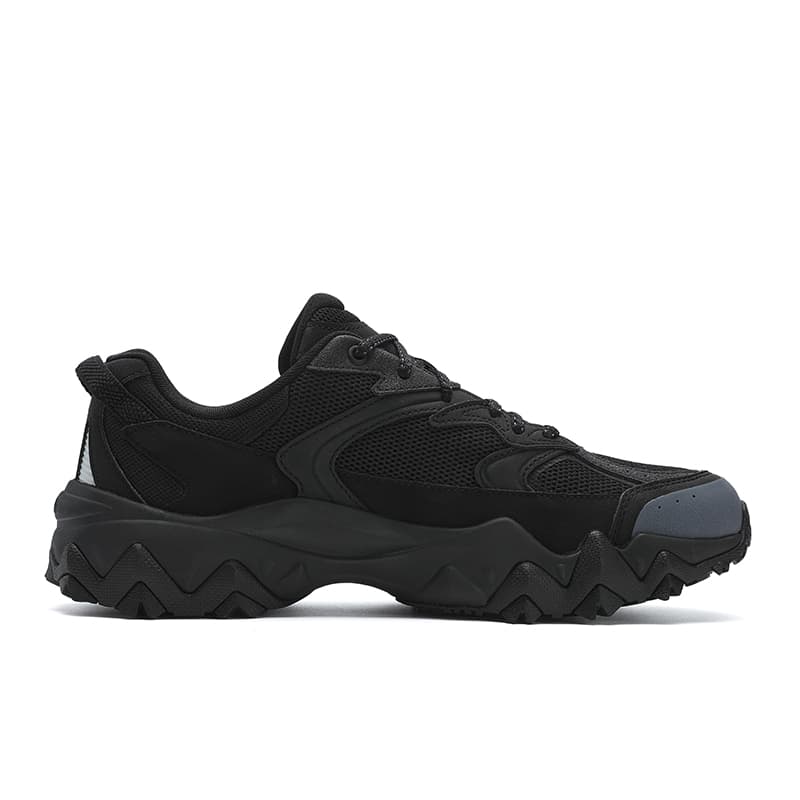 Кроссовки FILA OAKMONT 2S OUKE Starry 2S Устойчивый к истиранию Дышащий Низкий Верх Повседневная Обувь Мужская Черный - изображение 2