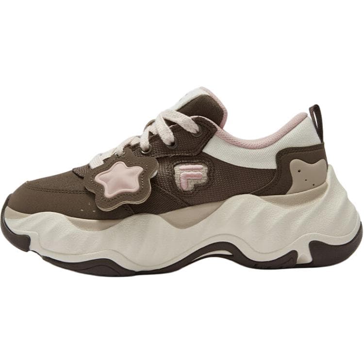 Кроссовки FILA FUSION STARFISH II Морская звезда 2 Низкий Топ Повседневная Обувь Женская Коричневый Белый - изображение 1