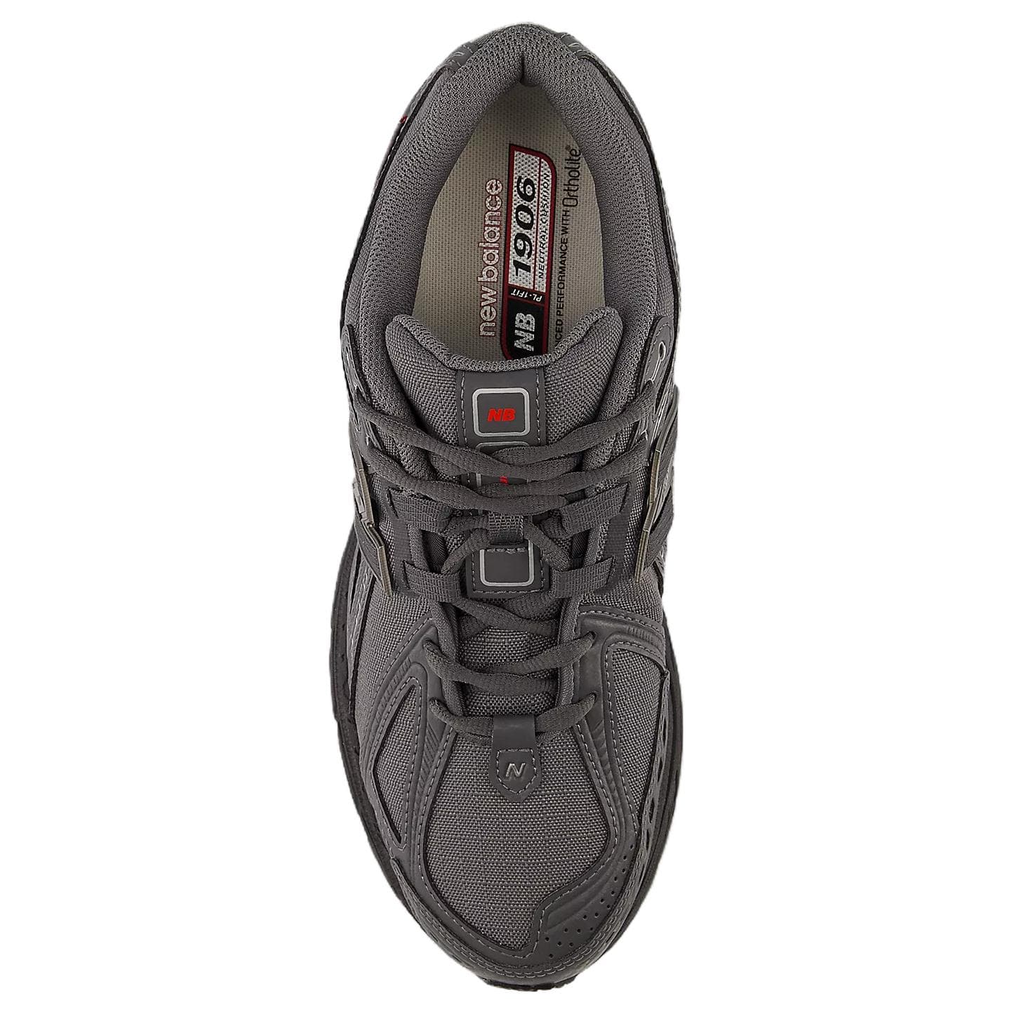 Кроссовки New Balance NB 1906R Противоскользящая Устойчивая к истиранию Повседневная обувь Унисекс Серый Черный - изображение 4