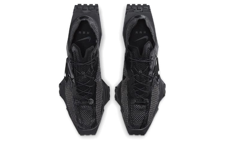Кроссовки mmw x Nike Zoom 004 Triple Black - изображение 4