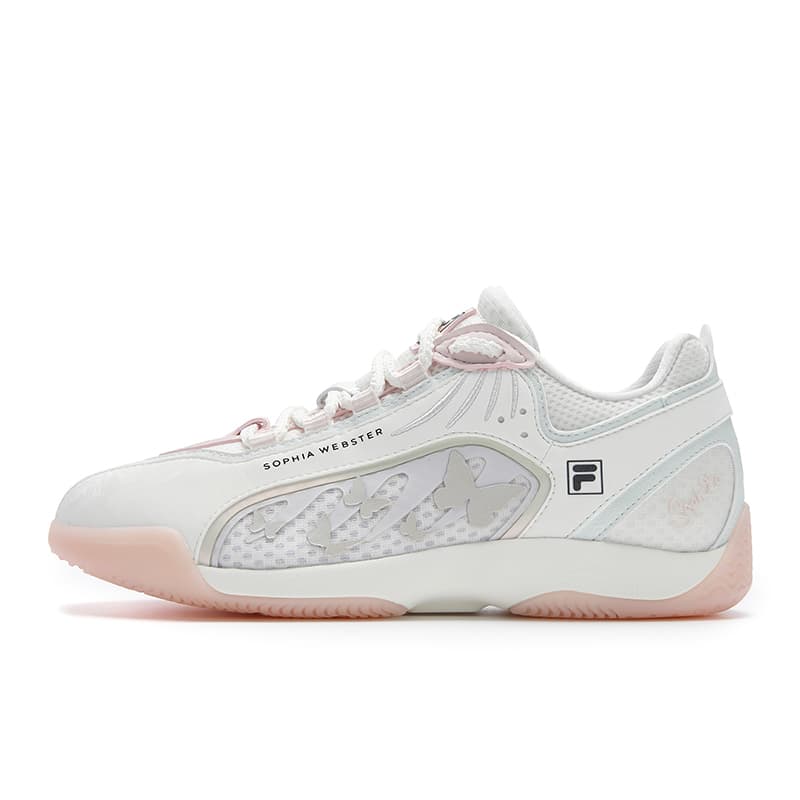 Кроссовки Sophia Webster x FILA ADE2025 Дышащая и Легкая Низкий Верх Повседневная Обувь Женская Зимняя Светло-Зеленая - изображение 1