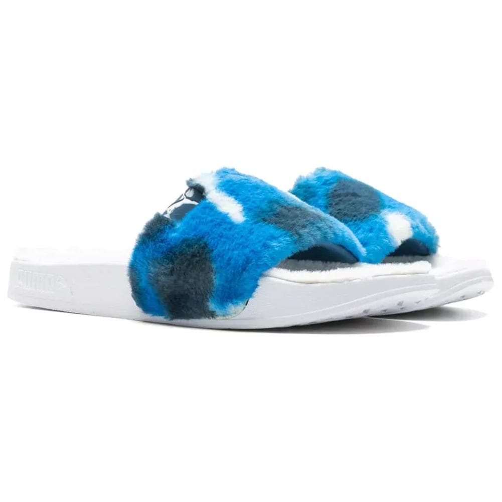 Сандалии PUMA Leadcat 2,0 Шлепанцы Женские Синие Белые - изображение 3
