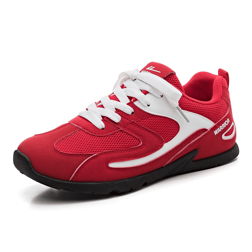 Кроссовки Warrior Low Топ Повседневная обувь Женские Красно-белый - изображение 2