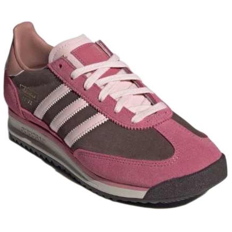 Кроссовки Adidas Originals SL 72 RS Мягкий и Комфортный Низкий Топ Повседневная Обувь Женская Розовая - изображение 3