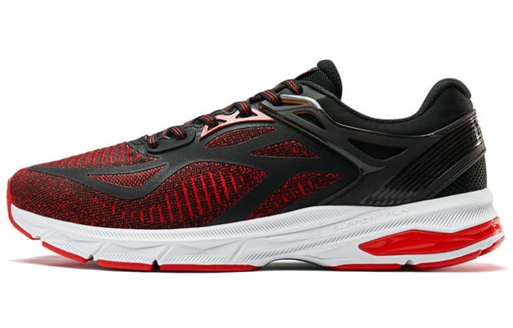 Кроссовки Xtep Breathable Mesh Low Sneakers Black Red - изображение 1
