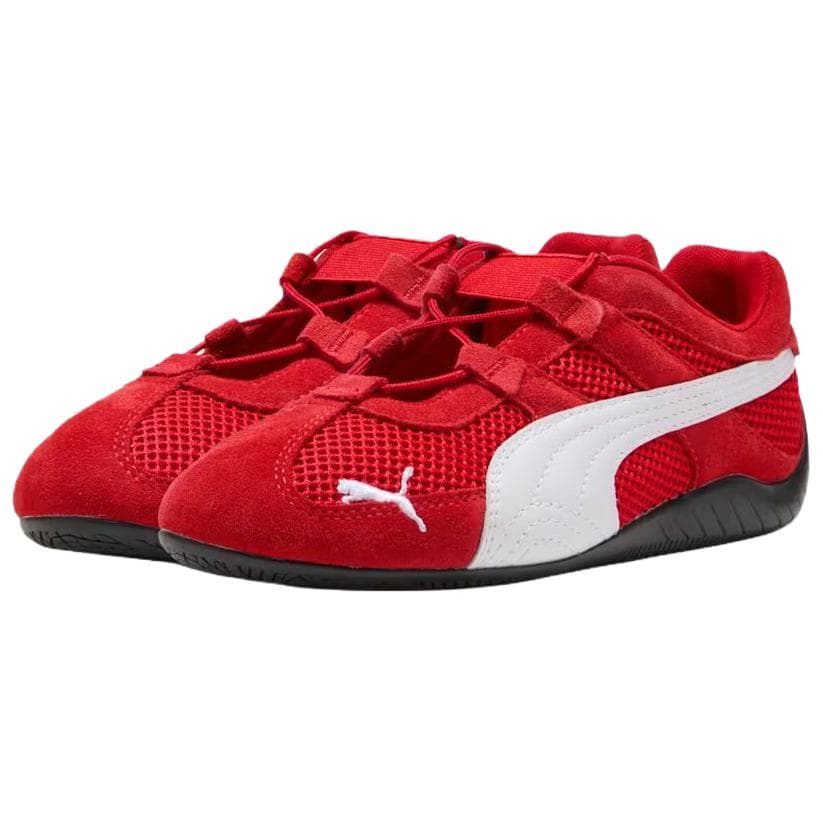 Кроссовки PUMA Speedcat Go Дышащий Покрытие Баланс Low Топ Повседневная обувь Женские Красный - изображение 4