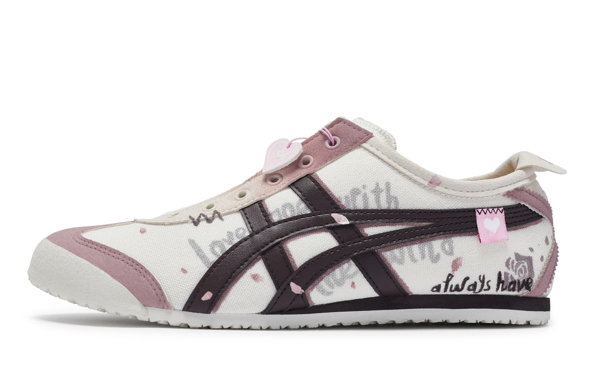 Кроссовки Onitsuka Tiger Mexico 66 Pink Purple White - изображение 2
