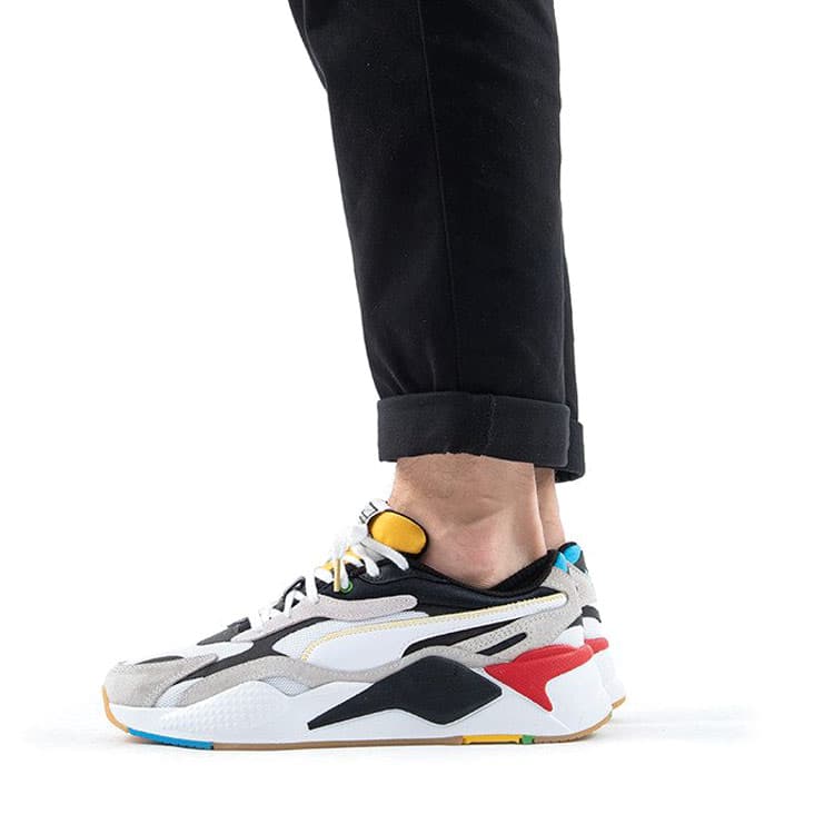 Кроссовки PUMA RS-X White Black Red - изображение 6