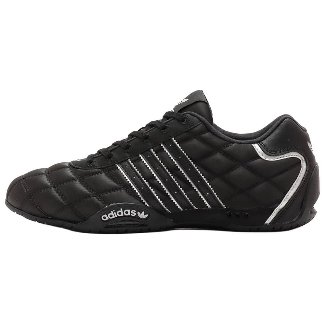 Кроссовки Adidas Originals ADIRACER Текстиль Кожа Низкий Верх Повседневная Обувь Женская Черная - изображение 1