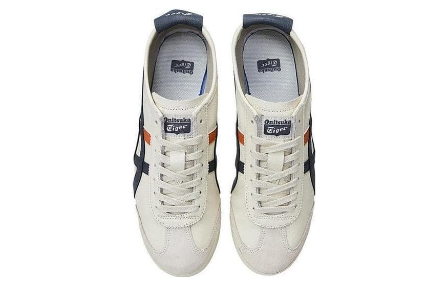 Кроссовки Onitsuka Tiger MEXICO 66 Коровья кожа устойчивая к истиранию дышащая легкая повседневная обувь унисекс белый - изображение 3