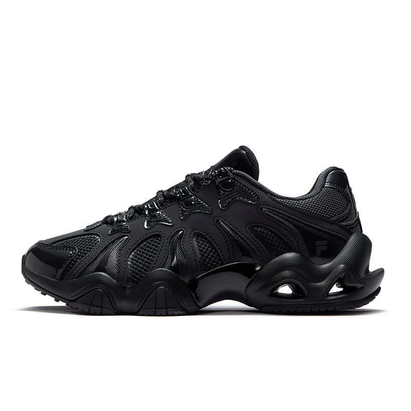 Кроссовки FILA FUSION Jagger 2050 Когтеточные туфли Низкий Топ Повседневная обувь Женская Скачущий конь Черный - изображение 1