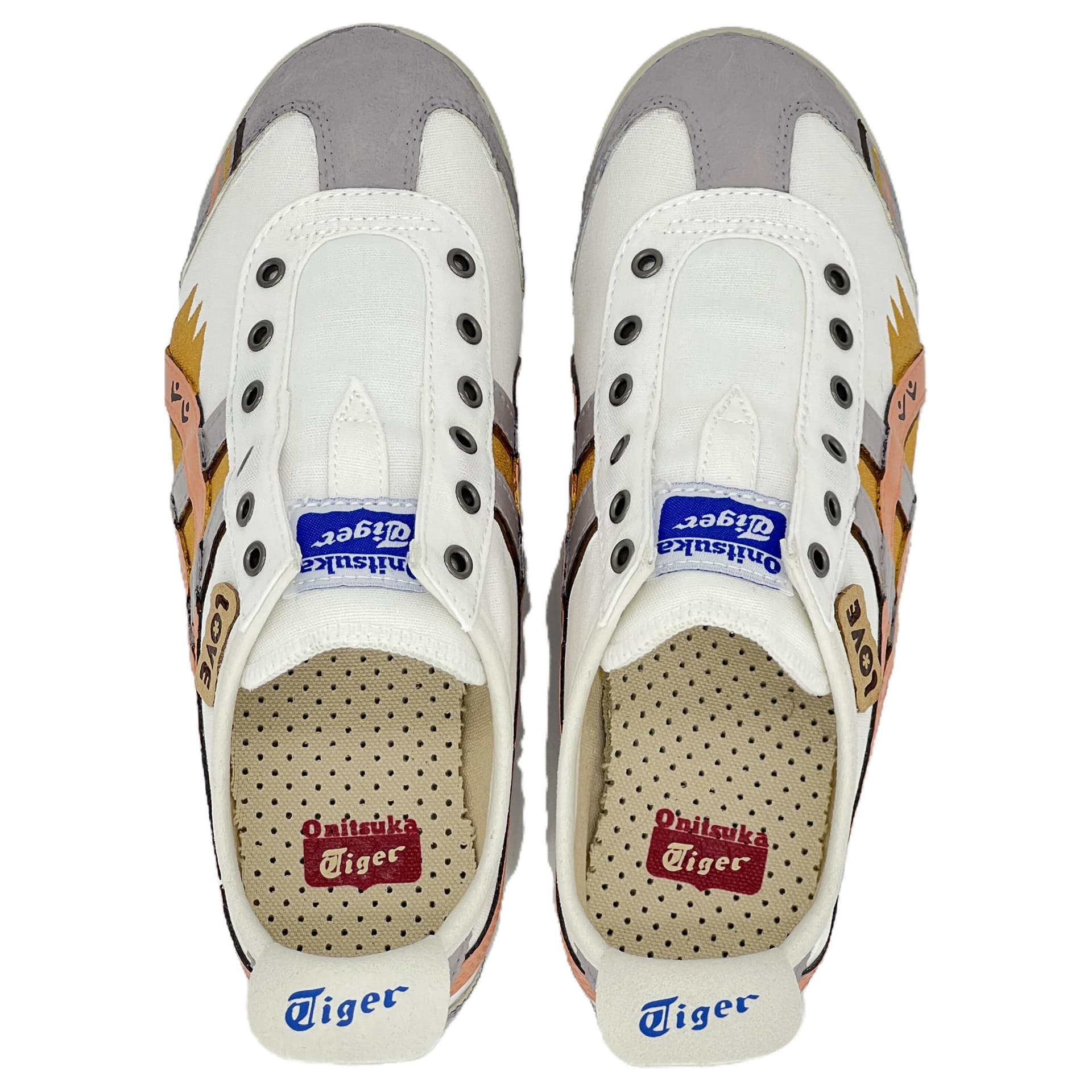 Кроссовки Onitsuka Tiger Mexico 66 White Blue Red - изображение 4